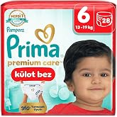 Prima K&uuml;lot Bebek Bezi Premium Care 6 Numara 28 Adet