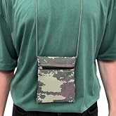 Forzacase Single Pocket Zippered Drawstring Longitudinal Suspended Military Wallet 14 cm - FC614