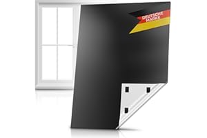 ‎XCELENZE Xcelenze - Sonnenschutz Fenster Verdunkelung 100% lichtundurchlässig | 2m x 1,45m | Dachfenster Verdunkelung | Verdunklungsfolie für Fenster abdunkeln | Verdunklungsstoff Hitzeschutz Fenster (1)
