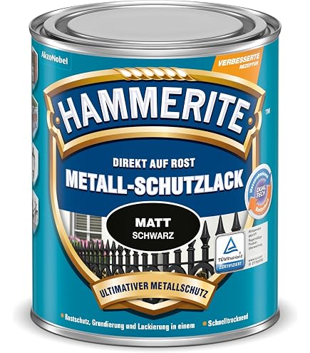 Metallschutzlack Matt In Umbragrau RAL 7022 – Rostschutz Für Innen & Außen, 1 Liter (ca. 10–12 M²/L)