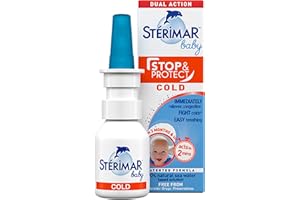 STÉRIMAR Sterimar Baby Stop & Protect Cold Relief, 100% Natural Sea Water Nasal Spray, 15 ml