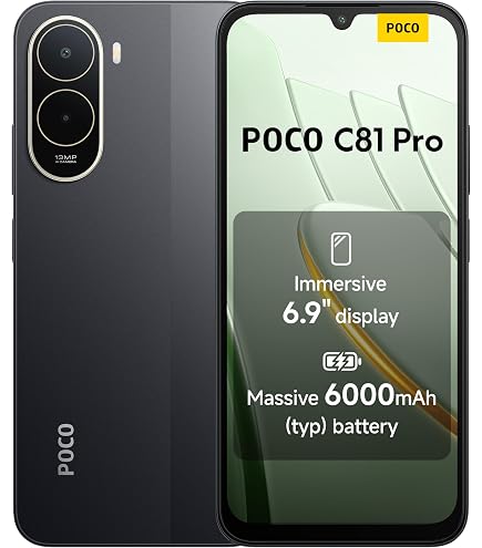 POCO C85 8+256 Black (No power adapter included) : Amazon.co.uk