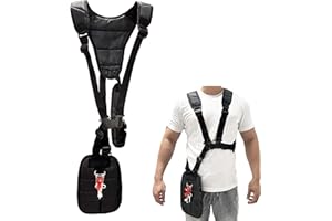Hippotech Tracolla per decespugliatore da giardino, in nylon, adatta per decespugliatore