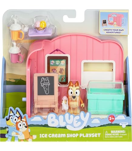 Giochi Preziosi - Bluey E Bingo Articolati 5-7 Cm Con Accessori - Set Tema Viaggi In Famiglia Per Bambini 3+ Anni - 3