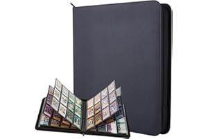 Lictin Trading Card Album, 12 Compartments Trading Card Sleeves, 576 Pockets Scrapbook Cards, Trading Card Box with Side Opening, Card Collection Folder for Playing Cards to Collect and Exchange,