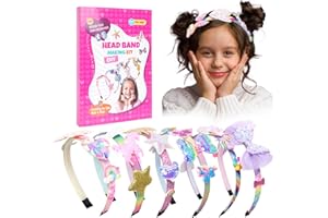 ‎TAIKOUL Geschenk Mädchen-Bastelset Mädchen 5 6 7 8 9 10 11 12 Jahre | Mode Mädchen Haar-Accessoires-Making Kit | Damit Mädchen ihre eigenen einzigartigen DIY die Blüten Haaraccessoires herstellen können