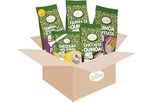 QUIN - Box Colazione con Quinoa - 5 Prodotti a base di Quinoa - Biologica Italiana
