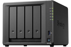 DS425+ Synology NAS 4 Baies – Garantie 3 Ans, Solution de Stockage compacte avec Port 2,5 GbE intégré