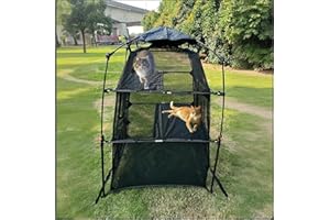 GAORUI Cat Enclosure Play Tent for Indoor Outdoor for Rabbits Ferrets Puppy and Small Animals