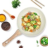 SOLARA Belmont Ceramic Fry Pan Non Stick 24cm, Omelette Pan, Induction & Gas FryPan, Fish-Pan, Frying Pan Non Stick, PFOA Fre