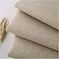 XCYYBB Linen Fabric Natural Linen Linen Needlework Fabric Linen Material Calico & Cotton Linen Soft Plain Linen Look Upholstery Fabric