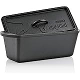BBQ-Toro Dutch Oven Brotbacktopf I Gusseisen Kochtopf Gusstopf I 3,0 Liter I preseasoned - bereits eingebrannt I Bräter mit D