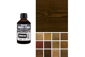 Littlefair's Wood Stain Water-Based - (English Oak) – Non-Toxic, Eco-Friendly & Quick Drying - Easy-to-Apply, Concentrated Formula for All Wood Types – 250ml