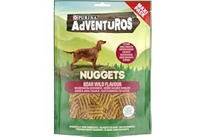 Purina Adventuros Nuggets Snacks, premios, chuches para perros, 4 bolsas de 300g