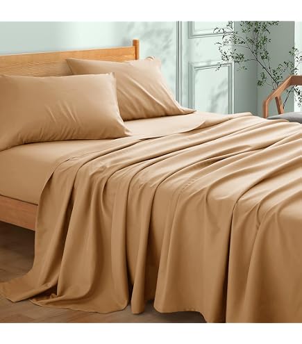 Bio-Kingsize-Bettlaken, 100% Baumwolle, 500 Fadenzahl, Satin, GOTS & Fairtrade Zertifiziert
