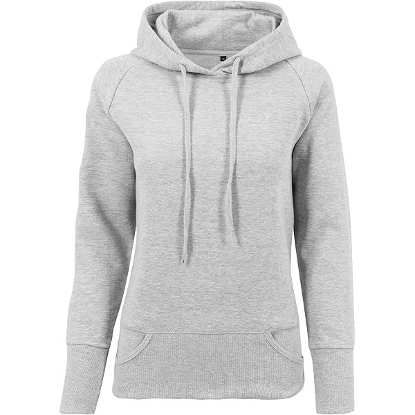 Build Your Brand Damen Kapuzenpullover – Basic Hoody, Regular Fit, Baumwoll-Mix, Größen XS–5XL