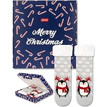 Calzini Di Natale Uomo Soxo – 1-2 Paia, Cotone Morbido, Idee Regalo Divertenti Con Fantasia Di Biscotti E Alberi, Taglia 40-45