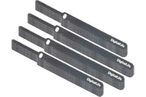 DigitalLife ZD-003 Reusable Cable Straps Ties for MIDI Audio Adapters Management