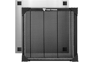 OUYZGIA Mesa de Trabajo de Panal, Panel de Nido de Abeja para Máquina de Grabado Láser, 400x400x22mm Plataforma con Placa de Aluminio, Adecuada para la mayoría de los Grabadores Láser