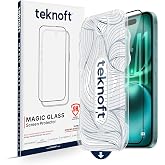 Teknoft iPhone 16 Plus ile Uyumlu Otomatik Hizalama Aparatlı Takılırken Toz Toplama &Ouml;zellikli Ekstra G&uuml;&ccedil;lendirilmiş Lazer Kes