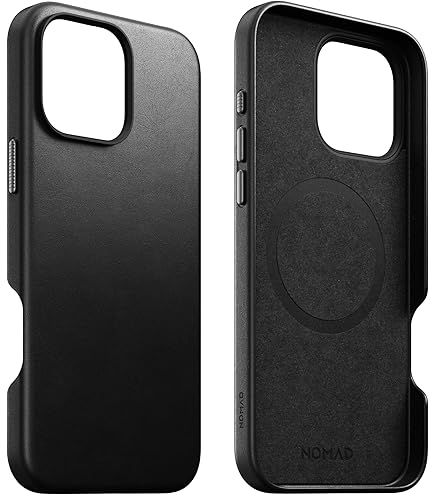 iPhoneアクセサリー NOMAD MODERN CASE iPhone 16ProMax BLACK Modern Leather Case - iPhone 16 Pro Max | Black | Nomad