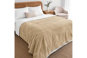 Twinzen Vattentät Hundfilt 218x228 cm Beige - Vattentät Sherpa Fleecefilt för Hundsoffa och Bädd - Tvättbar
