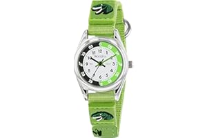 Tikkers Boys Quartz Watch, Analogue Display and Textile Strap TK0149