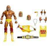 Mattel WWE Ultimate Edition Figura Hulk Hogan y Accesorios | Coleccionable Hulk Hogan de Hollywood de 15 cm con cabezas y man