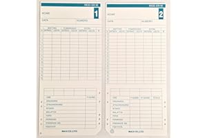 MAX CO LTD, ER-M Cartellino Quindicinale Timbracartellini MAX 1100/1500/1600/2100/2200/2500/2700/3100, Bianco, Set di 300 Pezzi