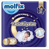 Molfix Tatlı R&uuml;yalar Fırsat Paketi 4 Beden Maxi 76 Adet