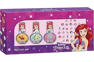 DISNEY PRINCESS La Sirenita Ariel Set Uñas Infantil