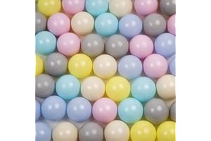 ‎EURO - MATIC Euro-Plus 7.5 cm Einheitsgröße BPA frei Bälle Für Bällebad Spielbälle Baby Kinder Plastikbälle Farbe Mix Made in EU