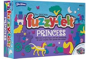 John Adams Set di cassetti principessa in feltro fuzzy: mescola e abbina pezzi di feltro per creare immagini a tema principessa! | Arti e mestieri | Età 3+