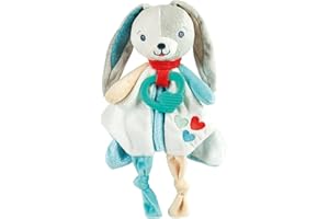 Clementoni Baby for You - 17681 - Sweet Bunny, Copertina Comforter - Peluche Neonato doudou - Gioco Prima Infanzia - Giocattolo Neonato Prime attività - Pupazzo Neonato 100% Lavabile in Lavatrice