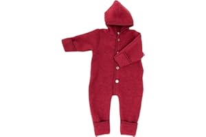 Engel Dziecięcy kombinezon z kapturem, wełniany