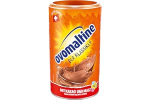 ‎OVOMALTINE Ovomaltine Kakao-Pulver mit dem einzigartigen Geschmack nach Malz und hochwertigem Cacao, nachhaltig - für heiße Schokolade (1 x 500g)
