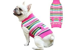 SKXEO Weihnachten Hund Pullover Kostüm, Neujahr Haustier Kostüm warm Winter Pullover gestrickt Weihnachten Haustier Kleidung für Welpen Katze Hunde