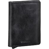 Secrid Slimwallet Vintage Kartlık C&uuml;zdan, Siyah