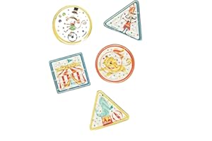 Unique Party 84772 - Jouets pour Pochette Cadeau - Animal de Cirque - Mini Labyrinthe Bille - Assortiment de 6