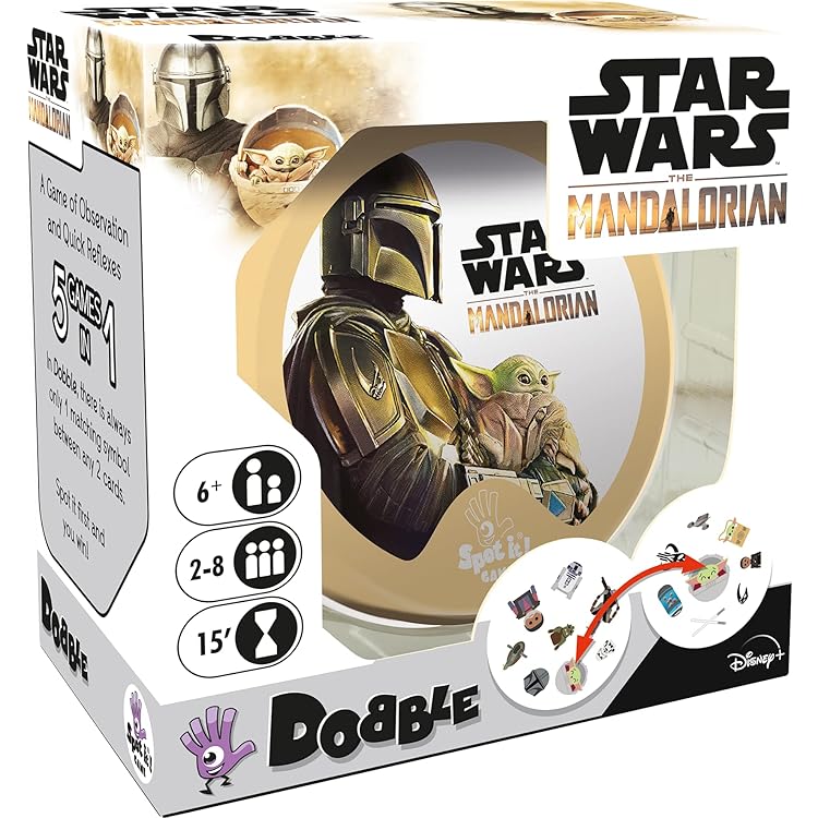 Top Trumps Match Star Wars Crazy Cube Game – 15 Character Cube Game, Travel-Friendly, For Ages 4+, With Darth Vader, Yoda & More