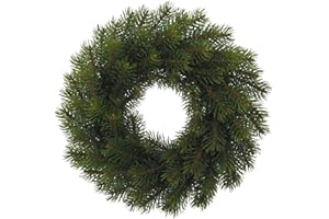 ‎CREATIV GREEN CREATIV green künstlicher Tannen-Kranz 30 cm I Weihnachtskranz mit 76 naturgetreuen Ästen I hochwertiger Tannen-Weihnachtskranz I Adventskranz künstlich I Türschmuck Weihnachtsdeko