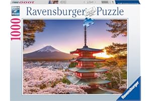 Ravensburger - Puzzle 1000 pièces - Cerisiers en fleurs du Mont Fuji - Adultes et enfants dès 14 ans - Puzzle de qualité supérieure -17090