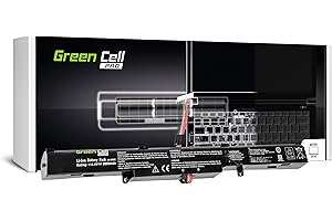 Green Cell Pro Serie A41-X550E Laptop Akku für ASUS X550D X550DP R510D R510DP F550D F550DP F750L F750LB X750J X750JB X750JN X750L X750LB X750LN (Original Samsung SDI Zellen, 4 Zellen, 2600mAh)