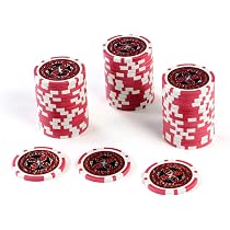2 PCS Poker Chips Box Acryl PokerChips Tray Box Poker chips Halter Tray Transparent Chips Aufbewahrungskoffer mit Abdeckung für 100 Stück Chips Aufbewahrung für Party Home Casino Spiel Spielzeug