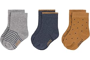 LÄSSIG Calzini unisex per bambini e neonati Set di 3