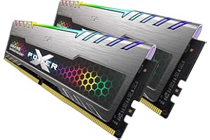 SP Silicon Power 16GB (8GBx2) XPOWER RGB Turbine Gaming DDR4 3200MHz (PC4 25600) 288-pin CL16 1.35V UDIMM Desktop Memory Module - Low Voltage