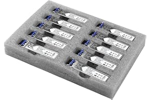 StarTech.com GLCLHSM10PST - Módulo transceptor SFP Compatible con Cisco GLC-LH-SM (Paquete de 10) Color Plata