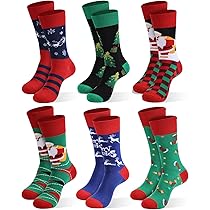 ZEKE Calze Eleganti Divertenti Da Uomo - Funky Calze Pazze Da Uomo