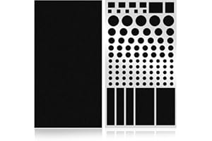 GARZENTH LED Light Blocking Stickers for Electronics, LED Light Blackout Sticker Light Dimming Stickers Can Block 50%~80%/100% Dimming Sheets for Routers, TV LED Covers Blackout(Size:2sheets)