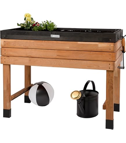Wondermake™ Industriële Oppottafel - Met Ophanghaakjes - 2 Lagen Kersenhout Kweektafel Plantentafel Barbecuetafel Tuinwerkbank